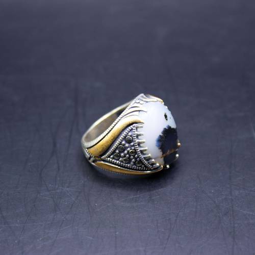 Al-Athar Ring - Gemstone - 925 Sterling Silver