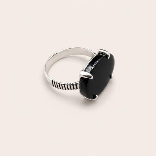 Black Kasser Ring, 925 Silver