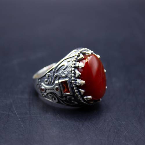   Al-Shaddad Ring - Natural Gemstone - 925 Sterling Silver