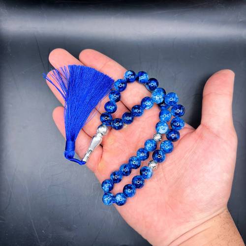 Blue Onyx Tasbih