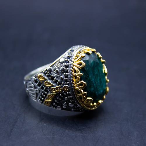 Baron Ring - Natural Gemstone - 925 Sterling Silver