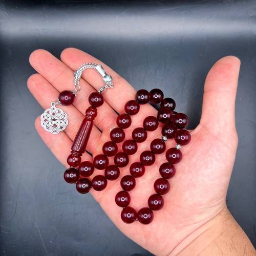 Brown Faturan Prayer Beads with Pendant 