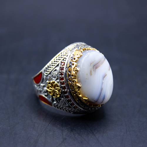   Shaheq Ring - Natural Gemstone - 925 Sterling Silver
