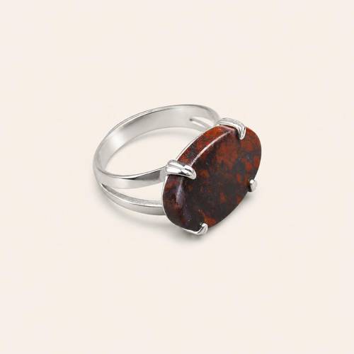 Kaser Men’s Volcanic Stone Sterling Silver Ring 925