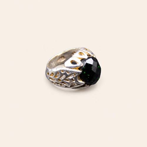 Al-Mueen Ring - Gemstone - 925 Sterling Silver