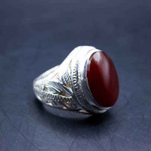 Al-Izima Ring - Natural Gemstone - 925 Sterling Silver