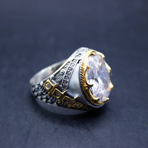   Hazzaa Ring - Natural Gemstone - 925 Sterling Silver