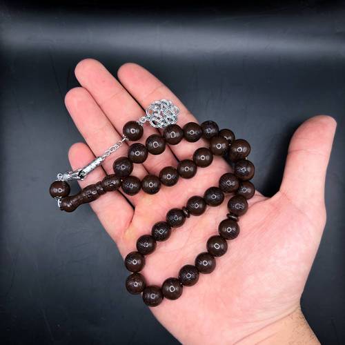 Brown Bakelite Beads Misbaha