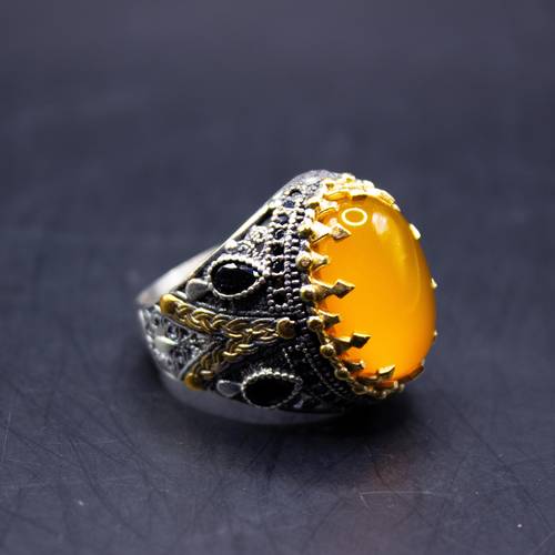 Morning Ring - Natural Gemstone - 925 Sterling Silver