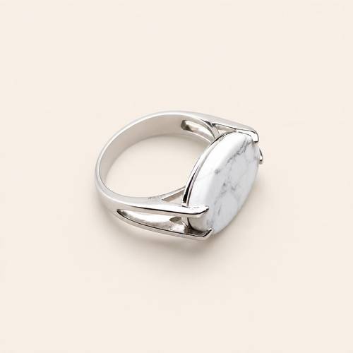 Royal 925 Silver Ring, with White Stone