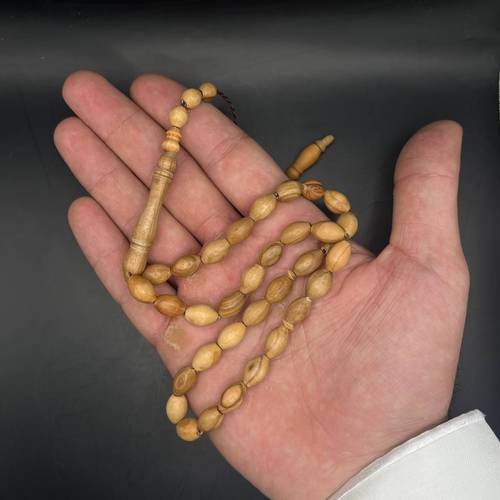  سبحة بخشب الزيتون 