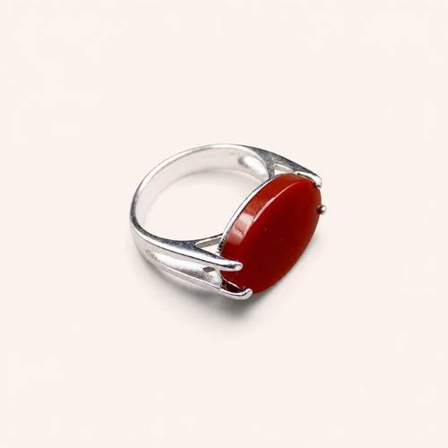Haybah Ring – Liver Agate – 925 Sterling Silver