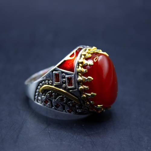 Heritage Ring - Natural Gemstone - 925 Sterling Silver