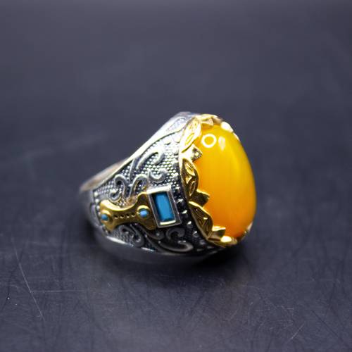   Al-Sudeir Ring - Natural Gemstone - 925 Sterling Silver