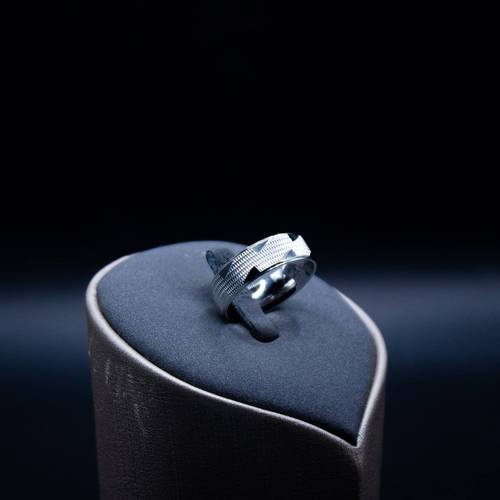 925 Sterling Silver Men's Ring with a Modern Look