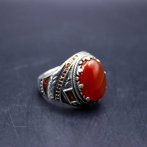   Valiant Ring - Natural Gemstone - 925 Sterling Silver