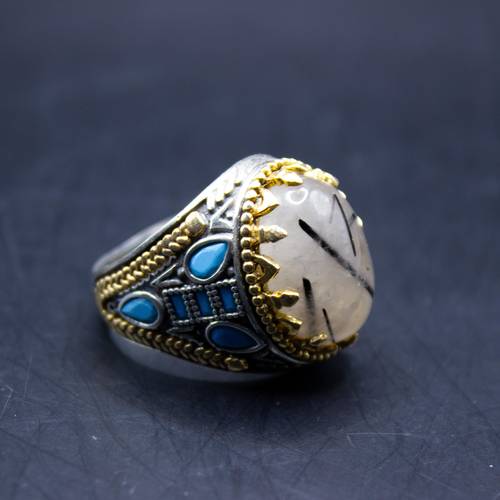 Serenity Ring - Natural Gemstone - 925 Sterling Silver