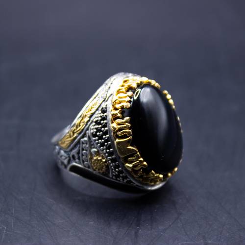 The Pillar Ring – Natural Gemstone – 925 Sterling Silver
