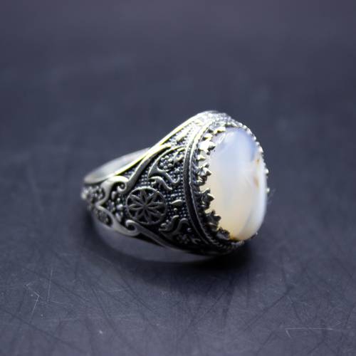 Star Ring - Natural Gemstone - 925 Sterling Silver
