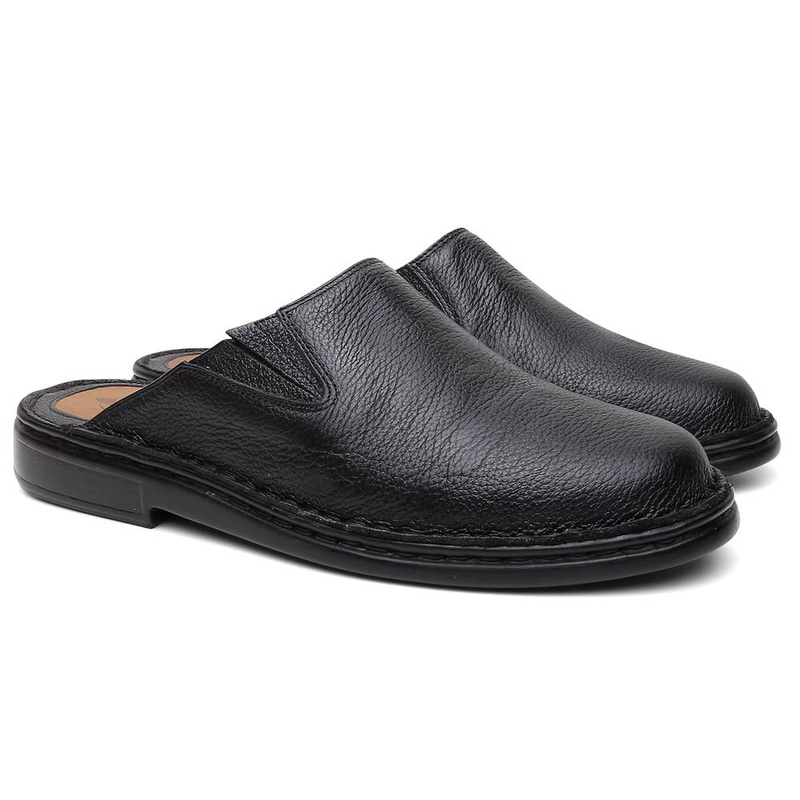  حذاء طبي أسود Half Shoes 