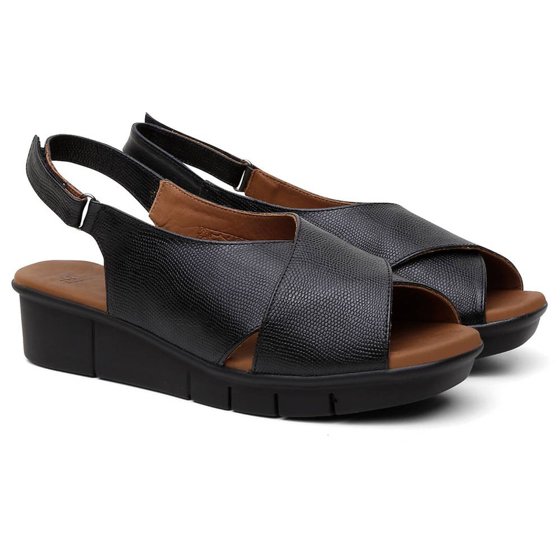 صندل طبي أسود خفيف ومريح