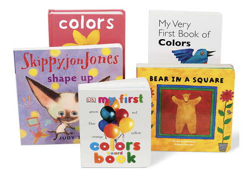 Colors & Shapes Board Book Library