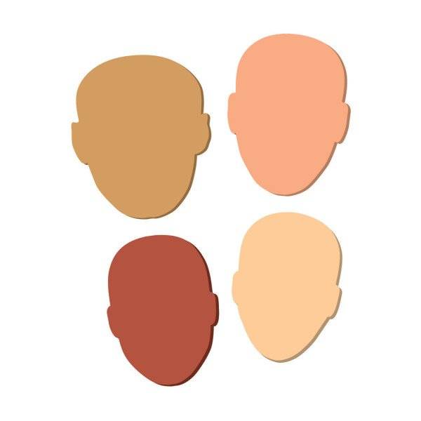 WonderFoam Multi-Cultural Face Masks