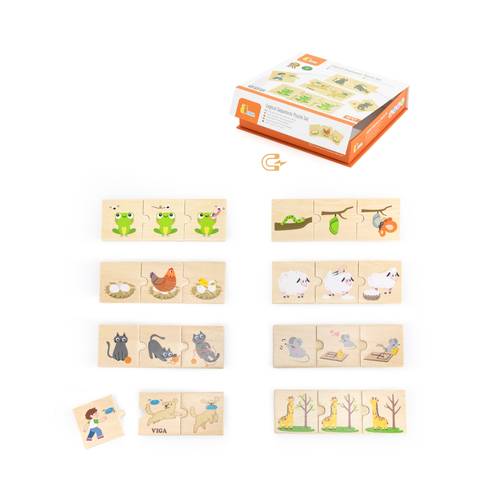 Viga Logical Sequences Puzzle Set
 (Nature & Animals) 