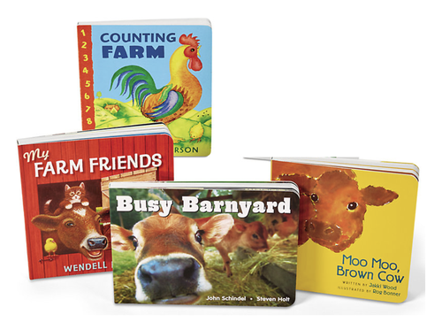 On the Farm Board Book Library