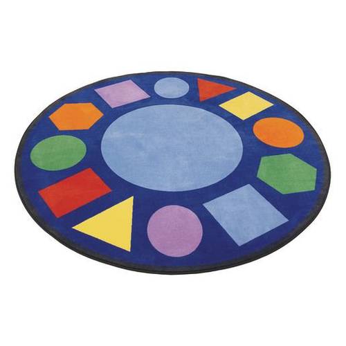 GEOMETRIC SHAPES CARPET ROUND LARGE - 275cm