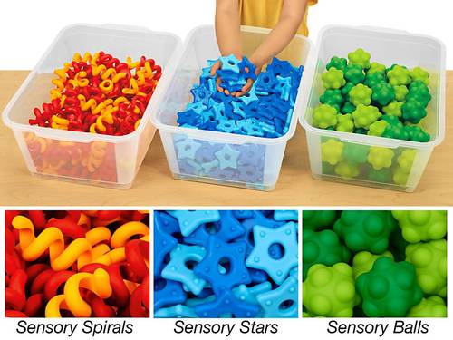 Toddler-Safe Washable Sensory Materials - Complete Set