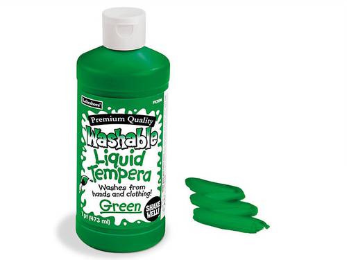 Lakeshore Fully Washable Liquid Tempera Paint. GREEN