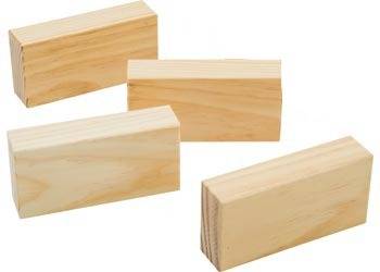 Wooden Unit Blocks – 4 pieces