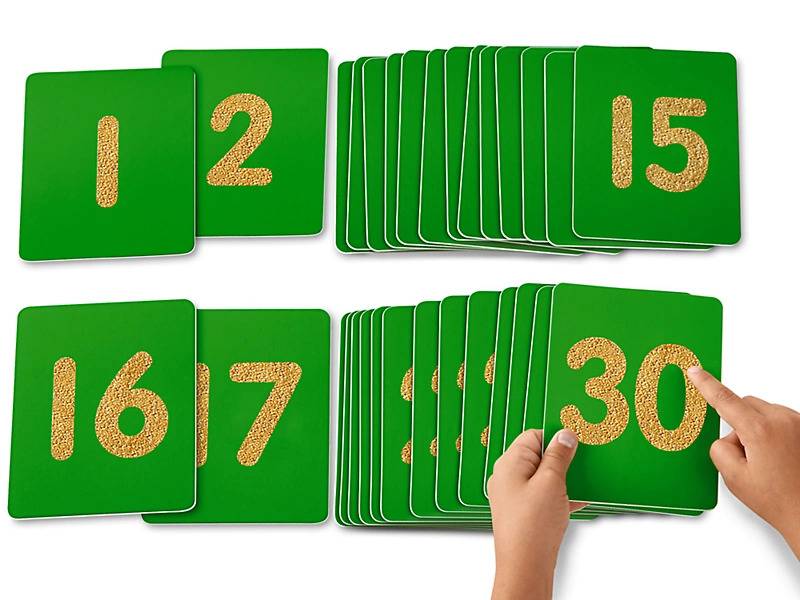 Tactile Numbers 1-30