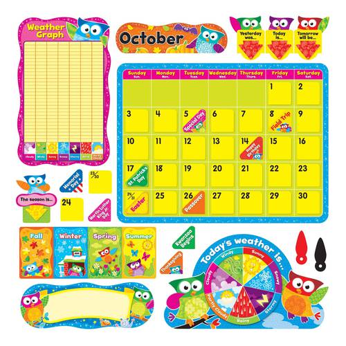 Owl-Stars! Calendar Bulletin Board Set