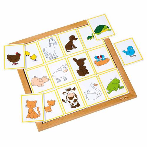 Sorting lotto - animals and their babies