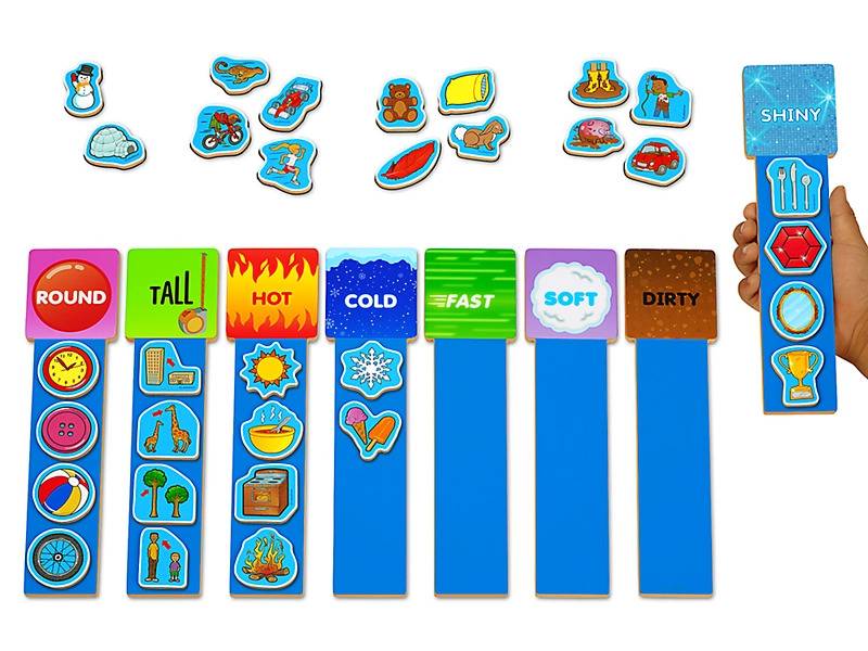 Magnetic Descriptive Words Rods