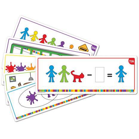 All About Me Family Counter Activity Cards