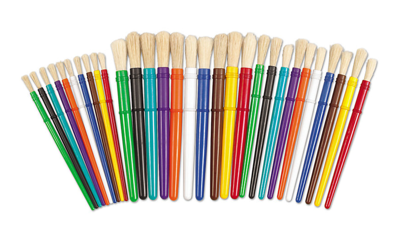 All-Purpose Paintbrush Assortment - Set of 30
