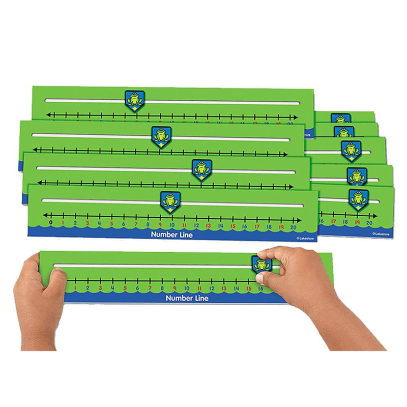 Lakeshore Number Line Slider Boards - Set of 10