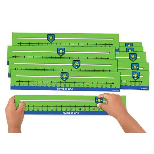 Lakeshore Number Line Slider Boards - Set of 10