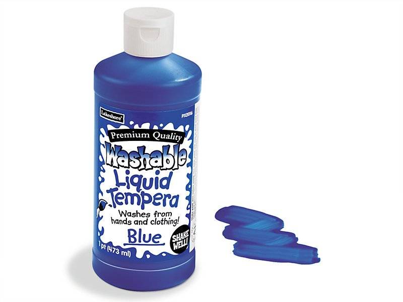 Lakeshore Fully Washable Liquid Tempera Paint. BLUE