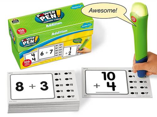 Addition Power Pen! Quiz Cards