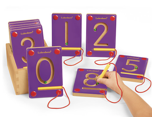 Magnetic Learning Numbers
