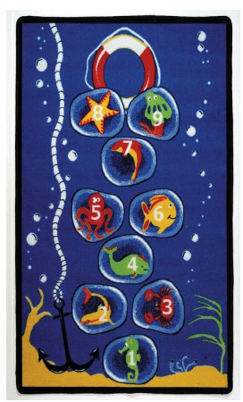 SEA SCOTCH CARPET-Size: W 95cm x 132cm