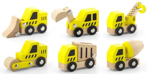 Construction Vehicles - 6pcs Set 50541