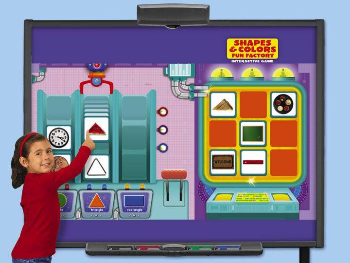 SHAPES & COLORS FUN FACTORY INTERACTIVE GAME CD-ROM