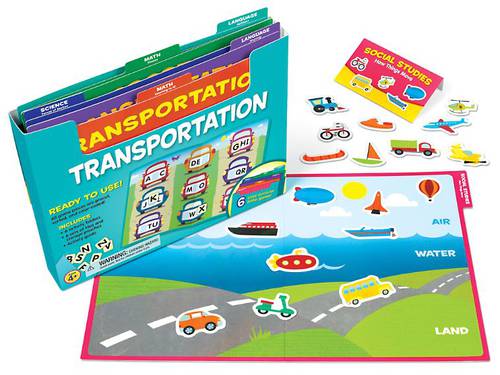 EARLY LEARNING FOLDER GAME LIBRARIES - Transportation
