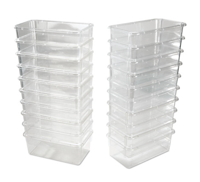 Clear-View Bins - Set of 20
