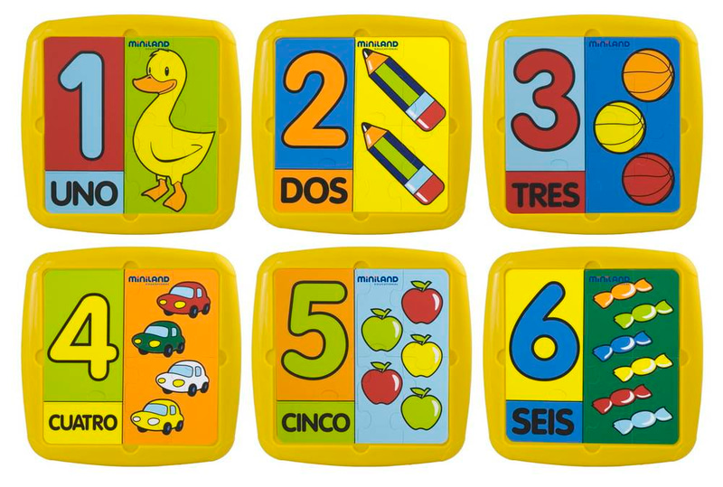 NUMBER PUZZLE - SET OF6